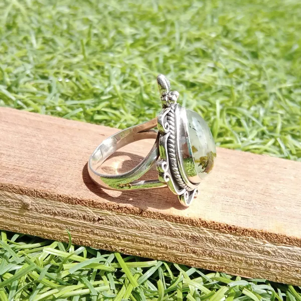 Silver_&_Green_Sterling_Silver_925_Premium_&_Elegant_Statement_Ring_For_Girls_&_Women