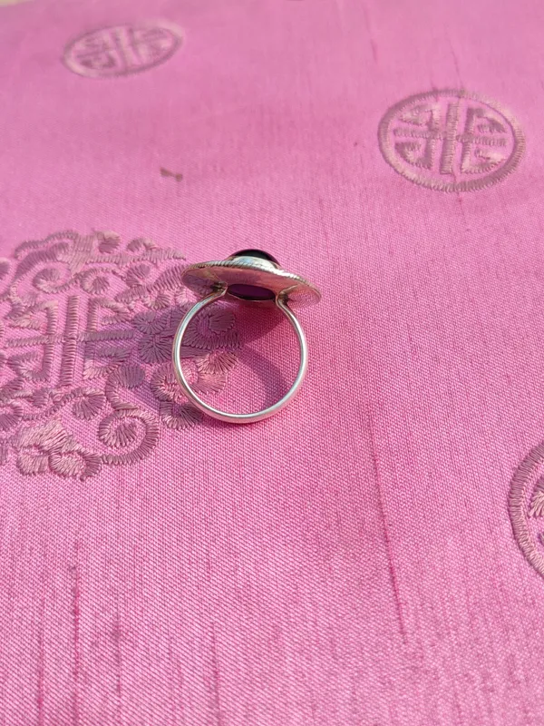Silver_&_Purple_Sterling_Silver_925_Premium_&_Elegant_Boho_Ring_For_Girls_&_Women