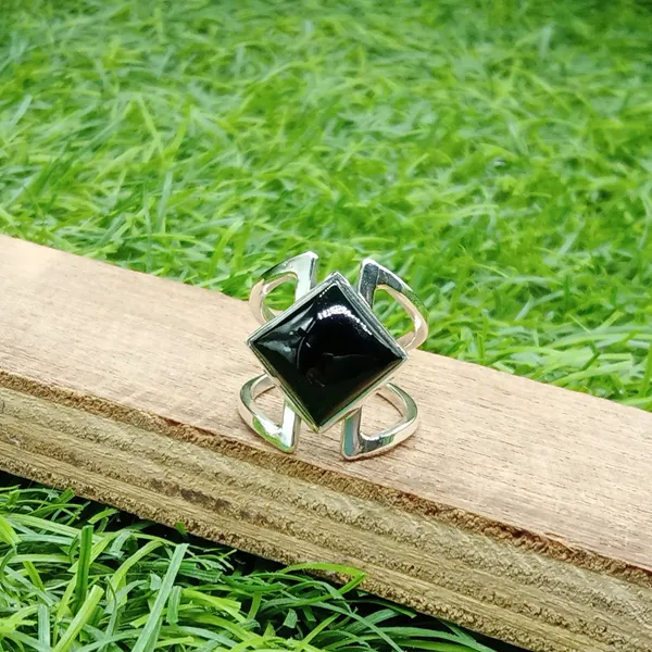 Silver_&_Black_Sterling_Silver_925_Premium_&_Elegant_Boho_Ring_For_Girls_&_Women