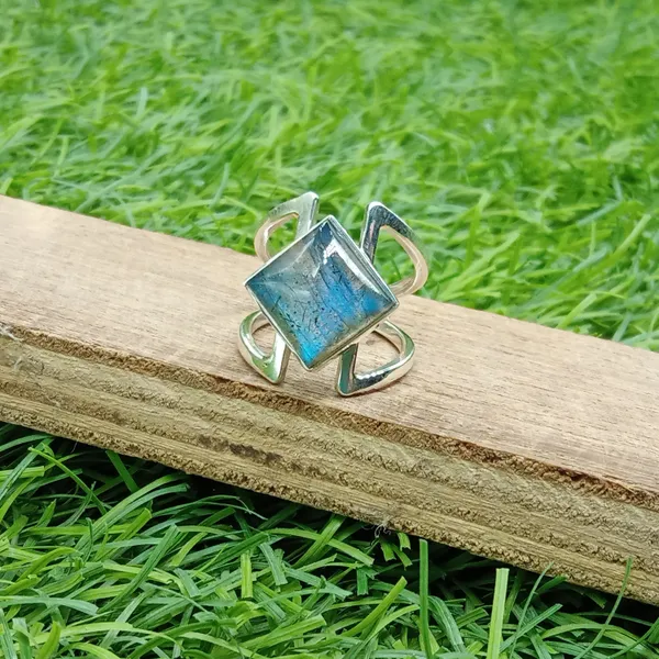 Silver_&_Blue_Sterling_Silver_925_Premium_&_Elegant_Designer_Ring_For_Girls_&_Women