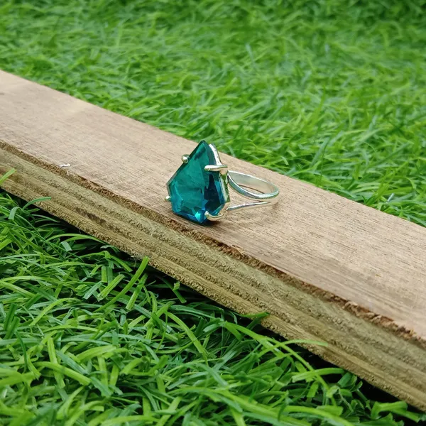 Silver_&_Blue_Sterling_Silver_925_Premium_&_Elegant_Minimal_Ring_For_Girls_&_Women