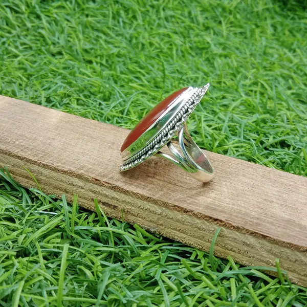 Silver_&_Red_Sterling_Silver_925_Premium_&_Elegant_Minimal_Ring_For_Girls_&_Women
