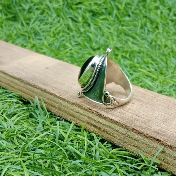 Silver_&_Brown_Sterling_Silver_925_Premium_&_Elegant_Boho_Ring_For_Girls_&_Women
