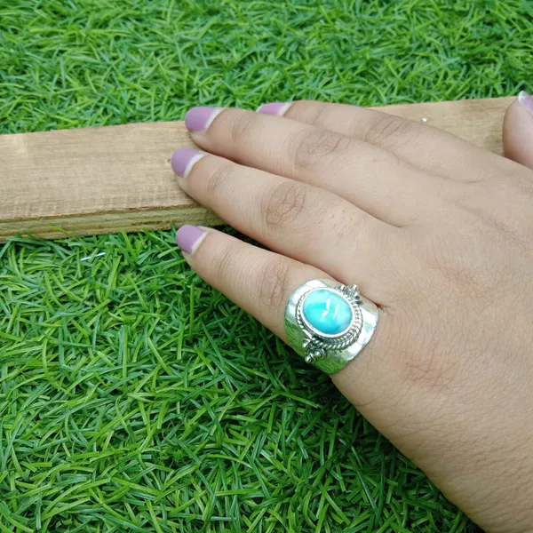 Silver_&_Skyblue_Sterling_Silver_925_Premium_&_Elegant_Designer_Ring_For_Girls_&_Women