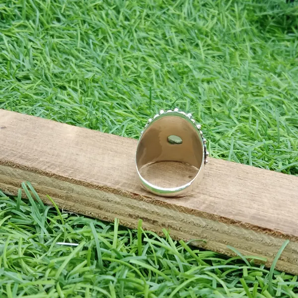 Silver_&_Green_Sterling_Silver_925_Premium_&_Elegant_Boho_Ring_For_Girls_&_Women