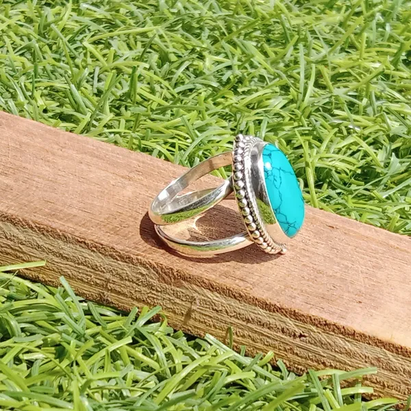 Silver_&_Green_Sterling_Silver_925_Premium_&_Elegant_Boho_Ring_For_Girls_&_Women