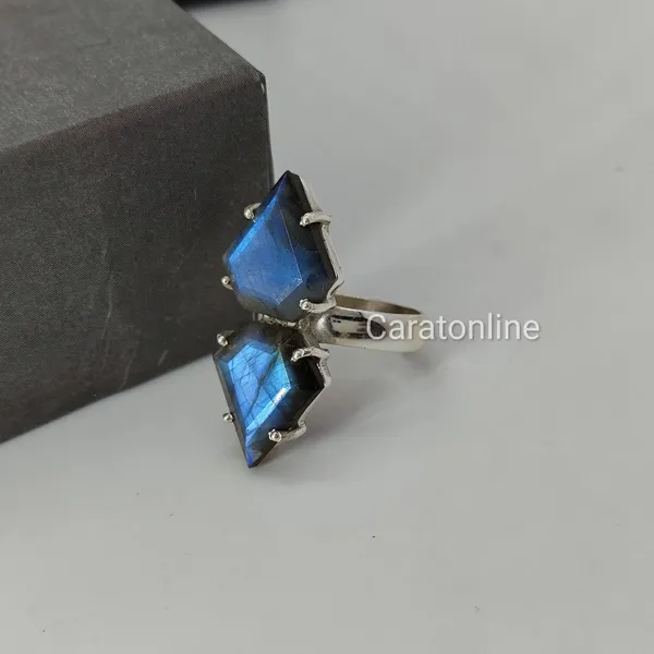 Silver_&_Blue_Sterling_Silver_925_Premium_&_Elegant_Designer_Ring_For_Girls_&_Women