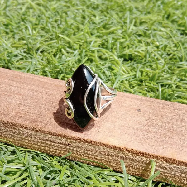 Silver_&_Black_Sterling_Silver_925_Premium_&_Elegant_Boho_Ring_For_Girls_&_Women