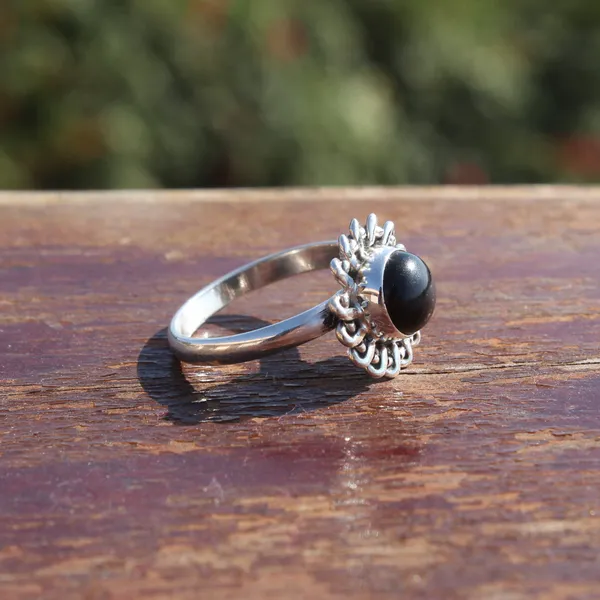 Silver_&_Black_Sterling_Silver_925_Premium_&_Elegant_Boho_Ring_For_Girls_&_Women