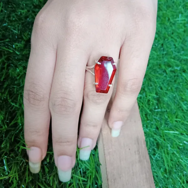 Silver_&_Red_Sterling_Silver_925_Premium_&_Elegant_Designer_Ring_For_Girls_&_Women
