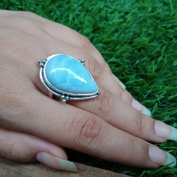 Silver_&_Sky_Blue_Sterling_Silver_925_Premium_&_Elegant_Designer_Ring_For_Girls_&_Women