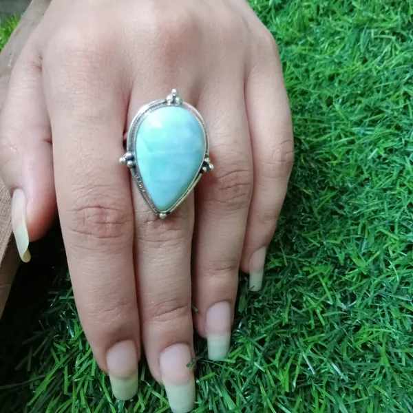 Silver_&_Sky_Blue_Sterling_Silver_925_Premium_&_Elegant_Designer_Ring_For_Girls_&_Women