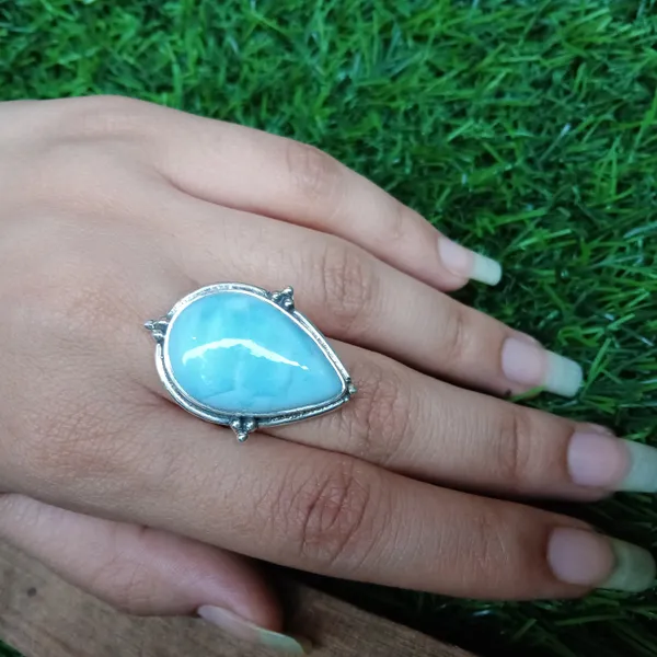 Silver_&_Sky_Blue_Sterling_Silver_925_Premium_&_Elegant_Designer_Ring_For_Girls_&_Women
