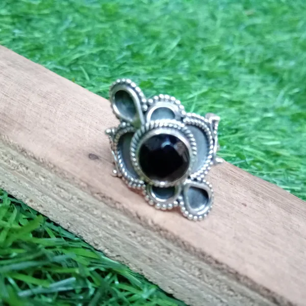 Silver_&_Black_Sterling_Silver_925_Premium_&_Elegant_Boho_Ring_For_Girls_&_Women
