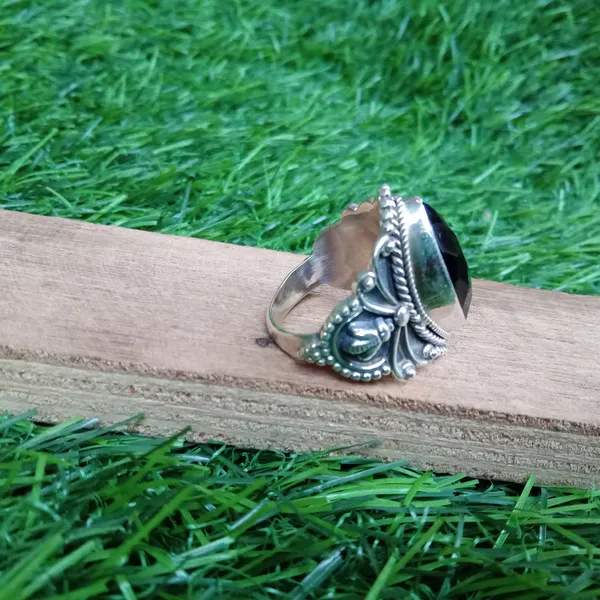 Silver_&_Black_Sterling_Silver_925_Premium_&_Elegant_Boho_Ring_For_Girls_&_Women