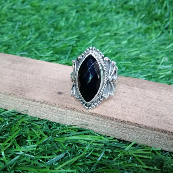 Silver_&_Black_Sterling_Silver_925_Premium_&_Elegant_Boho_Ring_For_Girls_&_Women