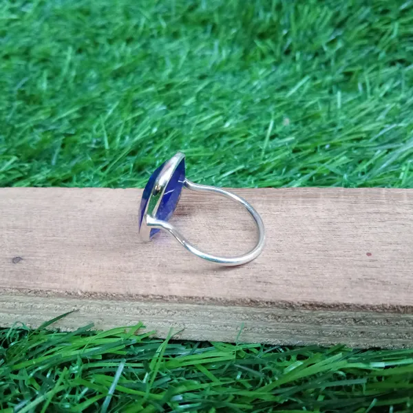 Silver_&_Blue_Sterling_Silver_925_Premium_&_Elegant_Minimal_Ring_For_Girls_&_Women