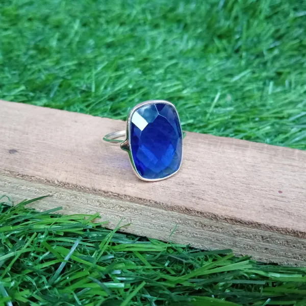 Silver_&_Blue_Sterling_Silver_925_Premium_&_Elegant_Minimal_Ring_For_Girls_&_Women