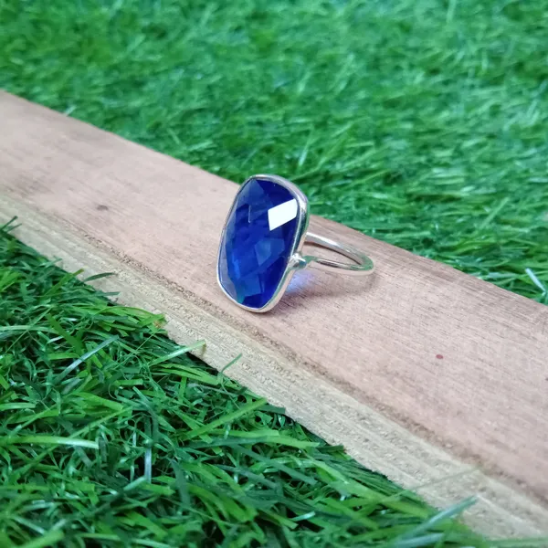 Silver_&_Blue_Sterling_Silver_925_Premium_&_Elegant_Minimal_Ring_For_Girls_&_Women