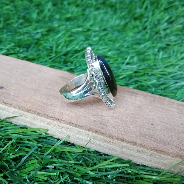 Silver_&_Blue_Sterling_Silver_925_Premium_&_Elegant_Boho_Ring_For_Girls_&_Women