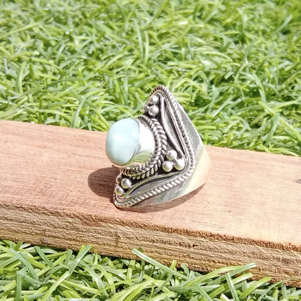 Silver_&_Blue_Sterling_Silver_925_Premium_&_Elegant_Designer_Ring_For_Girls_&_Women