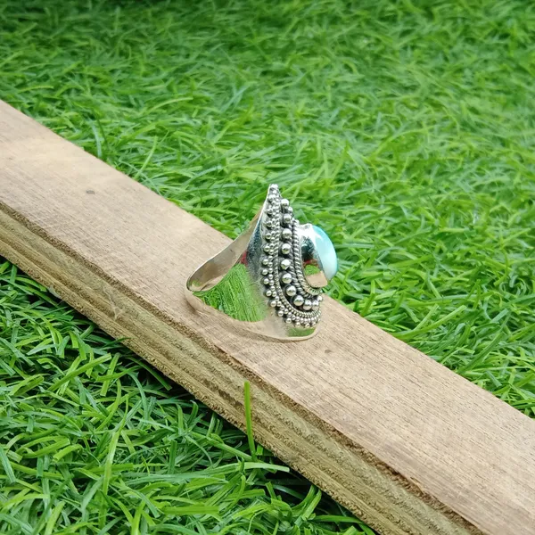 Silver_&_Blue_Sterling_Silver_925_Premium_&_Elegant_Designer_Ring_For_Girls_&_Women