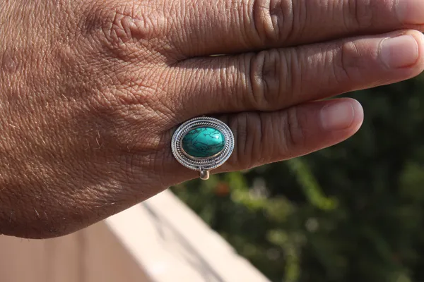 Silver_&_Green_Sterling_Silver_925_Premium_&_Elegant_Minimal_Ring_For_Girls_&_Women