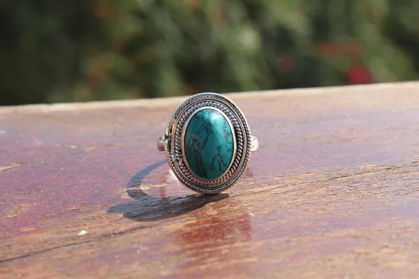 Silver_&_Green_Sterling_Silver_925_Premium_&_Elegant_Minimal_Ring_For_Girls_&_Women