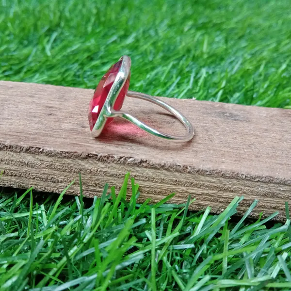Silver_&_Pink_Sterling_Silver_925_Premium_&_Elegant_Minimal_Ring_For_Girls_&_Women