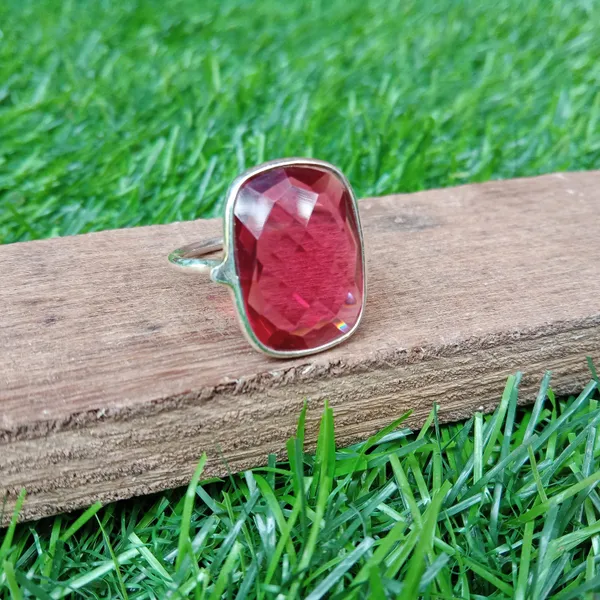 Silver_&_Pink_Sterling_Silver_925_Premium_&_Elegant_Minimal_Ring_For_Girls_&_Women