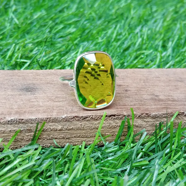 Silver_&_Green_Sterling_Silver_925_Premium_&_Elegant_Minimal_Ring_For_Girls_&_Women