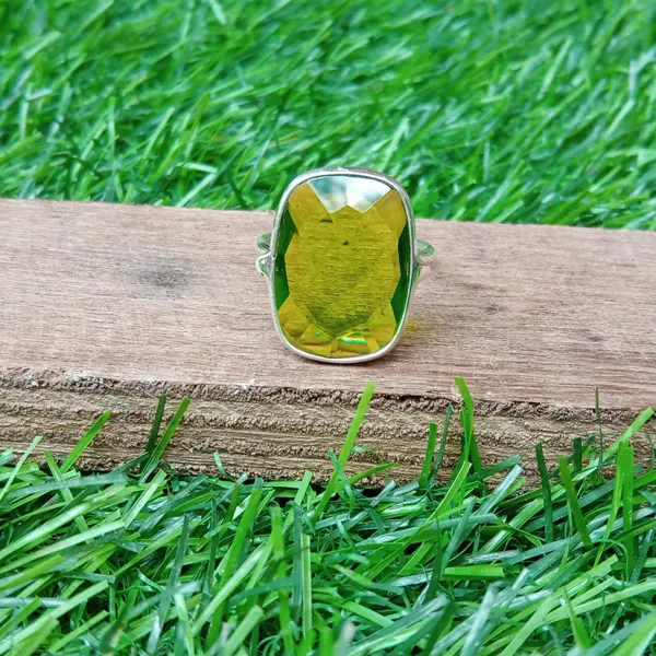 Silver_&_Green_Sterling_Silver_925_Premium_&_Elegant_Minimal_Ring_For_Girls_&_Women