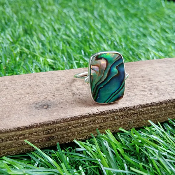 Silver_&_Multicolor_Sterling_Silver_925_Premium_&_Elegant_Boho_Ring_For_Girls_&_Women