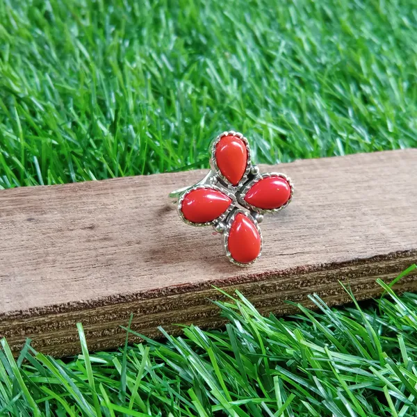 Silver_&_Red_Sterling_Silver_925_Premium_&_Elegant_Boho_Ring_For_Girls_&_Women