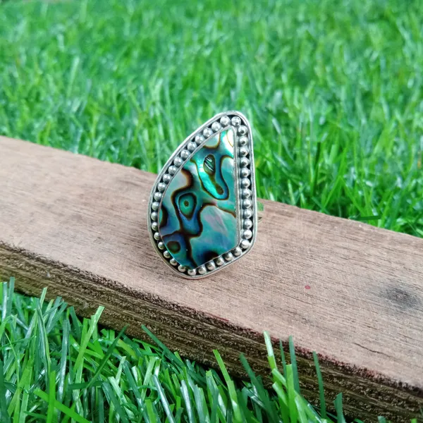 Silver_&_Multicolor_Sterling_Silver_925_Premium_&_Elegant_Boho_Ring_For_Girls_&_Women