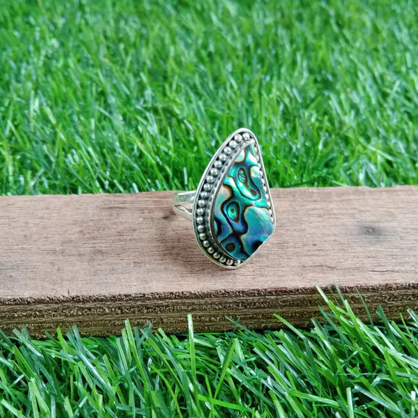Silver_&_Multicolor_Sterling_Silver_925_Premium_&_Elegant_Boho_Ring_For_Girls_&_Women