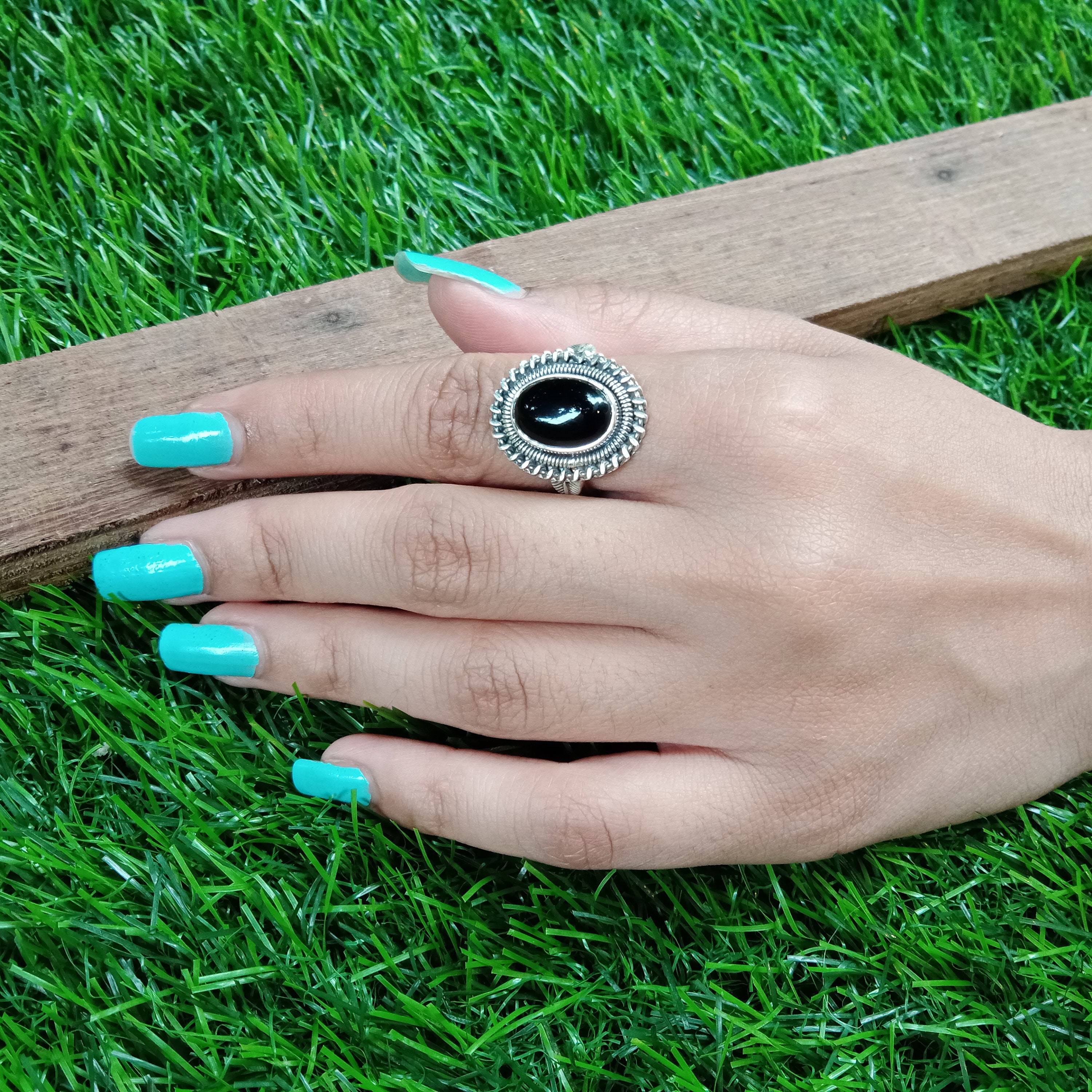 Silver_&_Black_Sterling_Silver_925_Premium_&_Elegant_Boho_Ring_For_Girls_&_Women