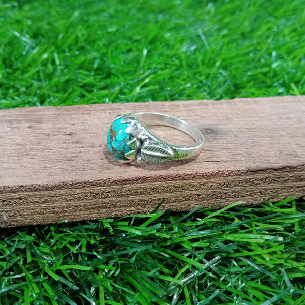 Silver_&_Blue_&_Golden_Sterling_Silver_925_Premium_&_Elegant_Boho_Ring_For_Girls_&_Women