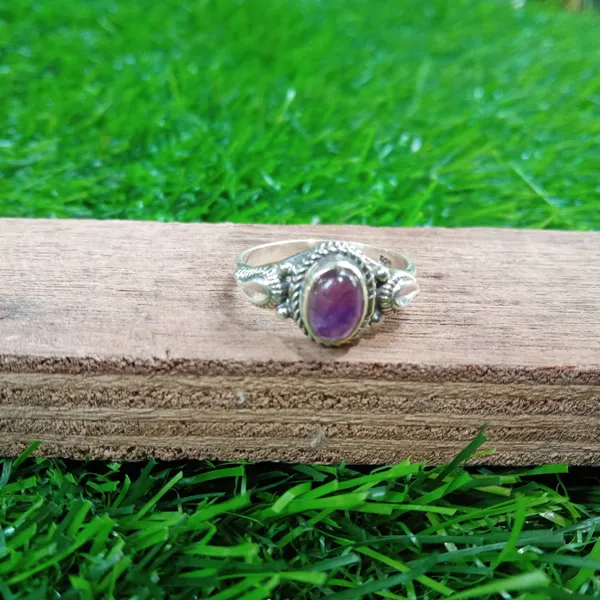 Silver_&_Sky_Blue_Sterling_Silver_925_Premium_&_Elegant_Boho_Ring_For_Girls_&_Women
