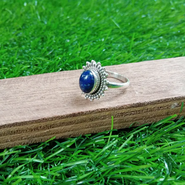 Silver_&_Blue_Sterling_Silver_925_Premium_&_Elegant_Boho_Ring_For_Girls_&_Women