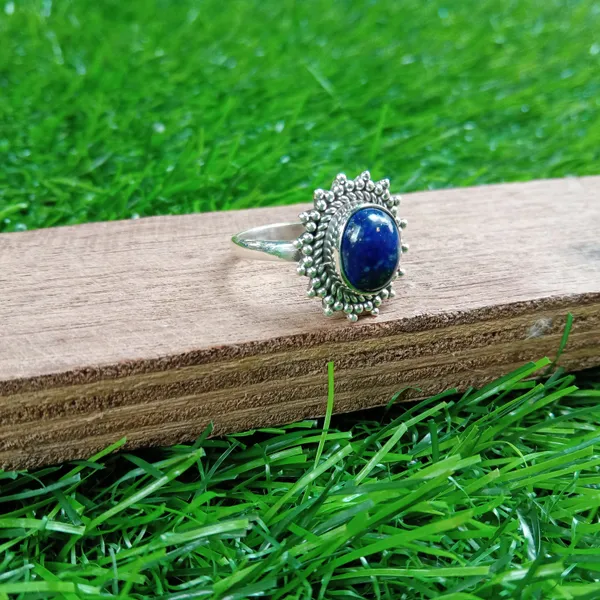 Silver_&_Blue_Sterling_Silver_925_Premium_&_Elegant_Boho_Ring_For_Girls_&_Women