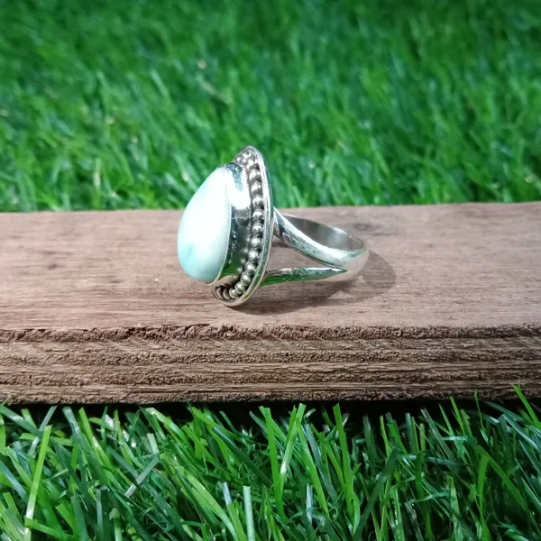 Silver_&_Sky_Blue_Sterling_Silver_925_Premium_&_Elegant_Boho_Ring_For_Girls_&_Women