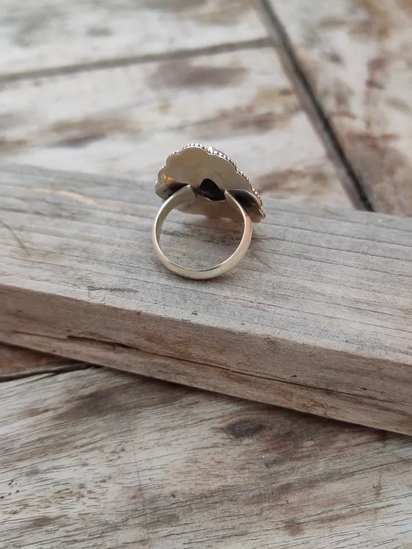 Silver_&_Green_Sterling_Silver_925_Premium_&_Elegant_Boho_Ring_For_Girls_&_Women