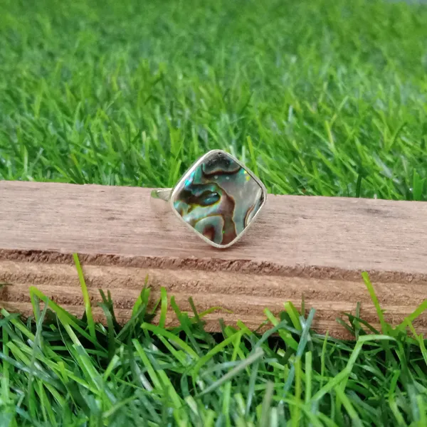Silver_&_Green_Sterling_Silver_925_Premium_&_Elegant_Boho_Ring_For_Girls_&_Women