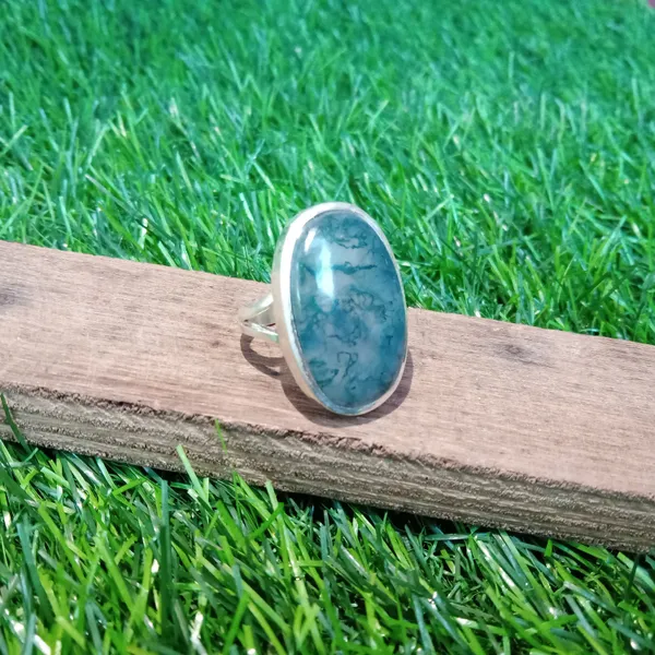 Silver_&_Green_Sterling_Silver_925_Premium_&_Elegant_Boho_Ring_For_Girls_&_Women