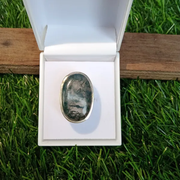 Silver_&_Green_Sterling_Silver_925_Premium_&_Elegant_Boho_Ring_For_Girls_&_Women