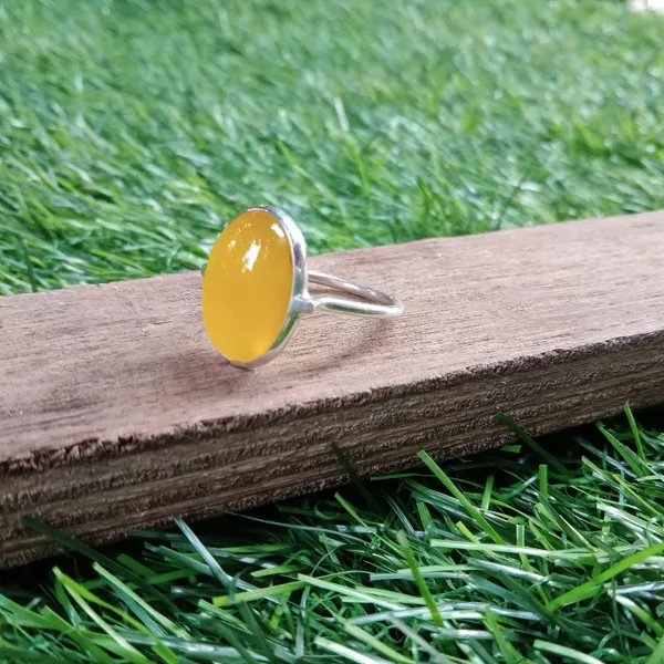 Silver_&_Yellow_Sterling_Silver_925_Premium_&_Elegant_Boho_Ring_For_Girls_&_Women