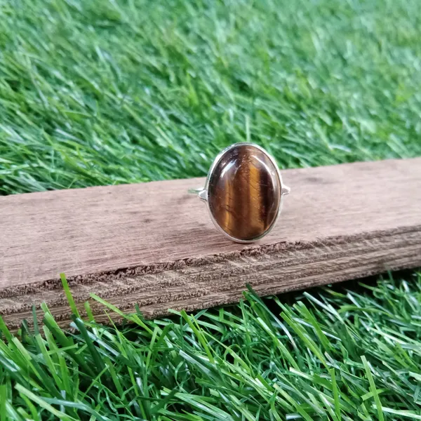 Silver_&_Brown_Sterling_Silver_925_Premium_&_Elegant_Boho_Ring_For_Girls_&_Women