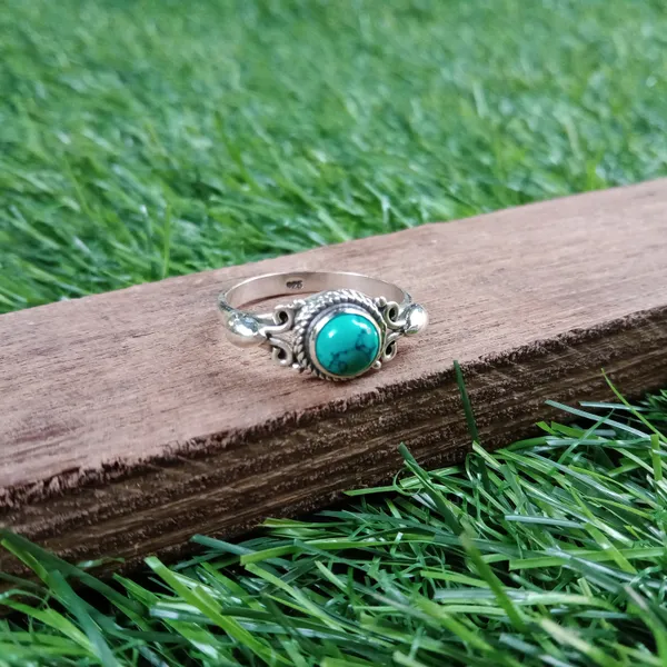 Silver_&_Green_Sterling_Silver_925_Premium_&_Elegant_Boho_Ring_For_Girls_&_Women