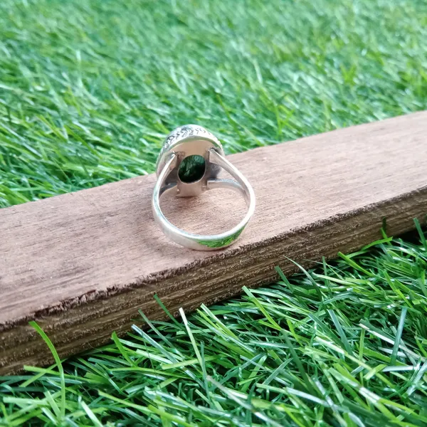 Silver_&_Green_Sterling_Silver_925_Premium_&_Elegant_Boho_Ring_For_Girls_&_Women